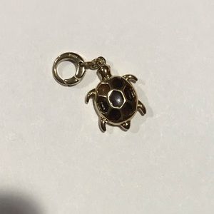 Fossil turtle charm
